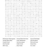 Merry Christmas" Around The World Word Search   Wordmint Within Christmas Around The World Crossword Puzzle