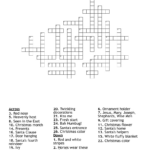 Merry Christmas Crossword   Wordmint Intended For Christmas Hanging Crossword Clue