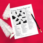 My Annual Christmas Crossword Puzzle Is Up! My Mom And Sister Say Within New York Times Christmas Crossword