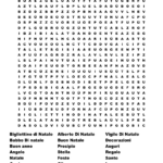 Natale Trovare Una Parola Word Search   Wordmint In Italian Name For Christmas Crossword