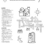 Nativity Crossword Puzzle • Beeloo Printable Crafts And Activities Inside Traditional Christmas Sentiment Crossword