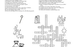 Nativity Crossword Puzzle • Beeloo Printable Crafts And Activities with Nativity Display at Christmas Crossword