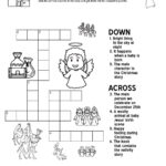 Nativity Themed Crossword Puzzles • Beeloo Printable Crafts And Regarding Nativity Display At Christmas Crossword