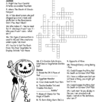 Nightmare Before Christmas Crossword   Wordmint In Halloween Town Leader In The Nightmare Before Christmas Crossword