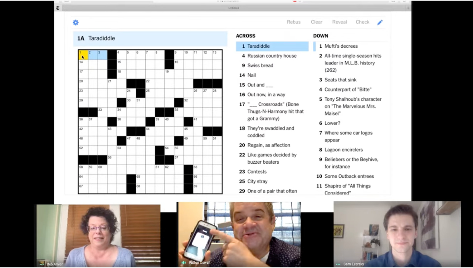 Nyt Crossword: Crossword Live Solving - The New York Times inside Christmas Entrees Nyt Crossword