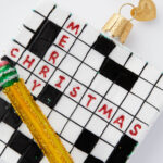 Old World Christmas Crossword Puzzle Ornament Home Decor With Traditional Christmas Decoration Crossword