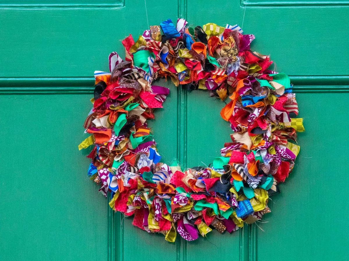 one of scotlands most festive streets dressed up with amazing pertaining to christmas wreath material daily crossword One Of Scotland'S Most Festive Streets Dressed Up With Amazing pertaining to Christmas Wreath Material Daily Crossword