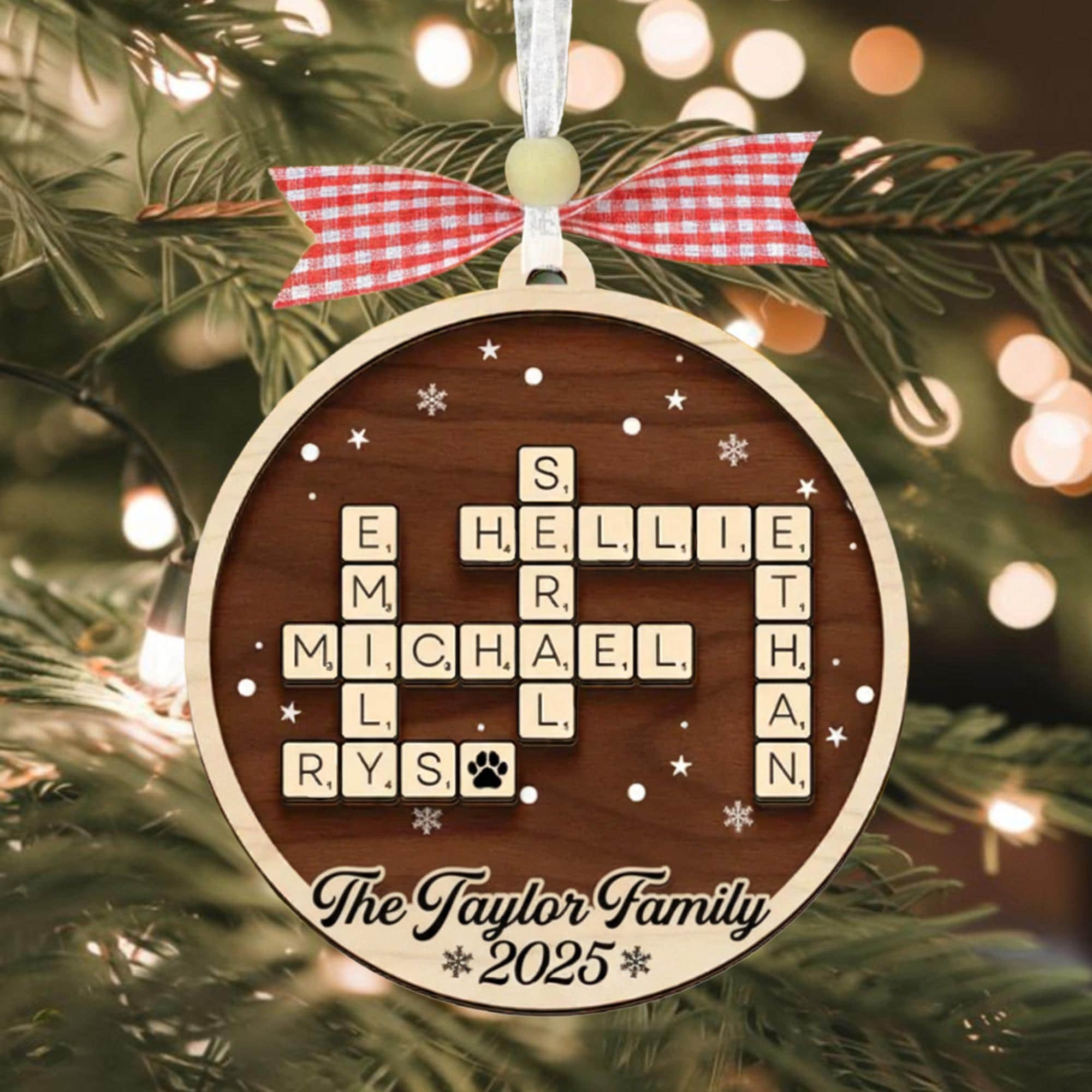 personalized family crossword christmas ornament 2025 custom name with shiny christmas decoration crossword clue Personalized Family Crossword Christmas Ornament 2025, Custom Name with Shiny Christmas Decoration Crossword Clue