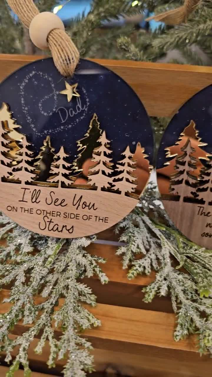 personalized memorial ornament remembrance ornament sympathy ornament sympathy gift memorial ornament the sky looks different ornament within not the brightest bulb on the christmas tree crosswo Personalized Memorial Ornament, Remembrance Ornament, Sympathy Ornament, Sympathy Gift, Memorial Ornament, The Sky Looks Different Ornament within Not the Brightest Bulb on the Christmas Tree Crossword