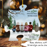 Personalized Wooden Puzzle Ornament   Etsy Pertaining To Carved Figurine Popular Around Christmas Crossword