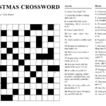 Potd: Christmas Crossword! : R/Crosswords Regarding Christmas Cheer Crossword Clue