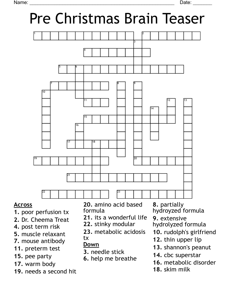 pre christmas brain teaser crossword wordmint pertaining to post christmas event crossword clue Pre Christmas Brain Teaser Crossword - Wordmint pertaining to Post Christmas Event Crossword Clue
