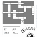 Printable Christmas Crossword Puzzle   A To Z Teacher Stuff For Christmas Crossword With Word Bank