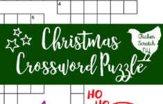 Printable Christmas Crossword Puzzle With Key pertaining to Christmas Wreath Material Crossword Puzzle