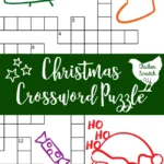 Printable Christmas Crossword Puzzle With Key Regarding Christmas Hanging Crossword Clue