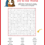 Religious Christmas Word Search Throughout Catholic Christmas Crossword Puzzle To Print