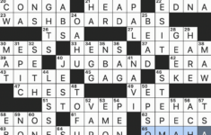 Rex Parker Does The Nyt Crossword Puzzle: Blue-Skinned Race In in Emmet Band Christmas Crossword Answers