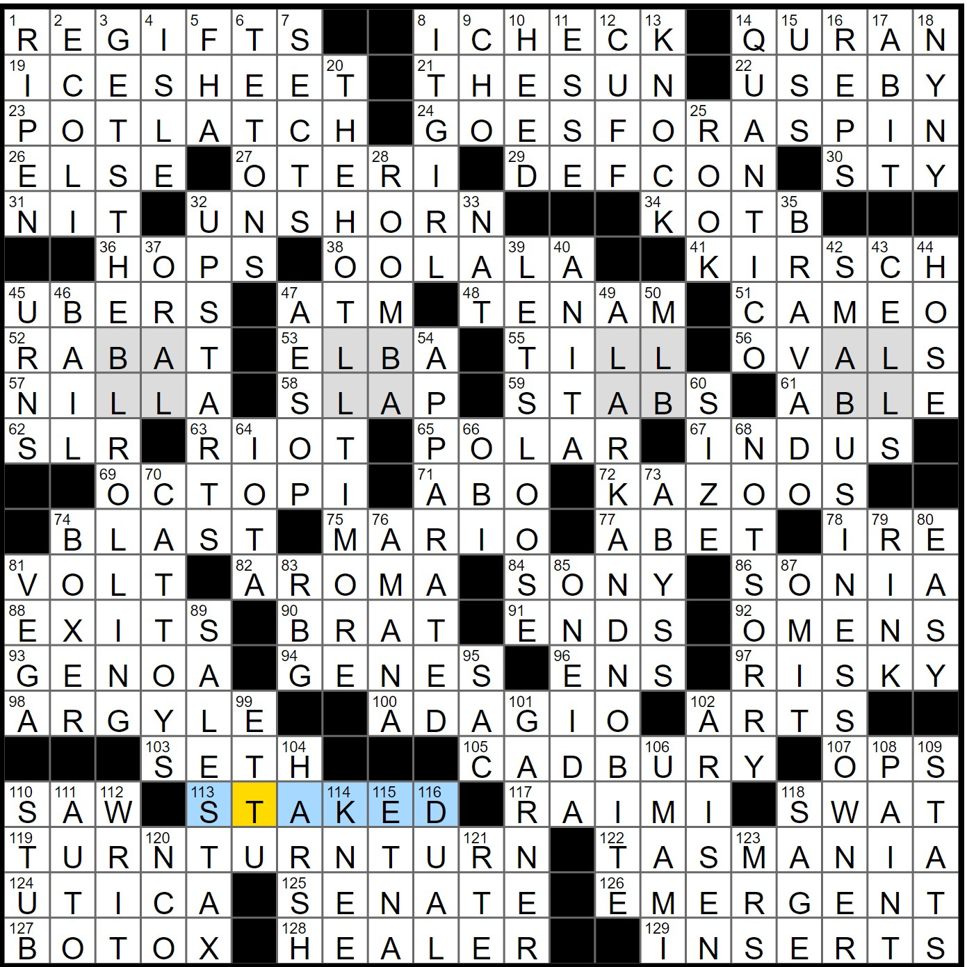 rex parker does the nyt crossword puzzle leave off as the last inside playwright whos afraid of christmas crossword Rex Parker Does The Nyt Crossword Puzzle: Leave Off, As The Last inside Playwright Who'S Afraid Of Christmas Crossword
