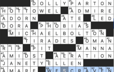 Rex Parker Does The Nyt Crossword Puzzle: Online Provocateur / Wed within Jingle Bells or White Christmas Nyt Crossword