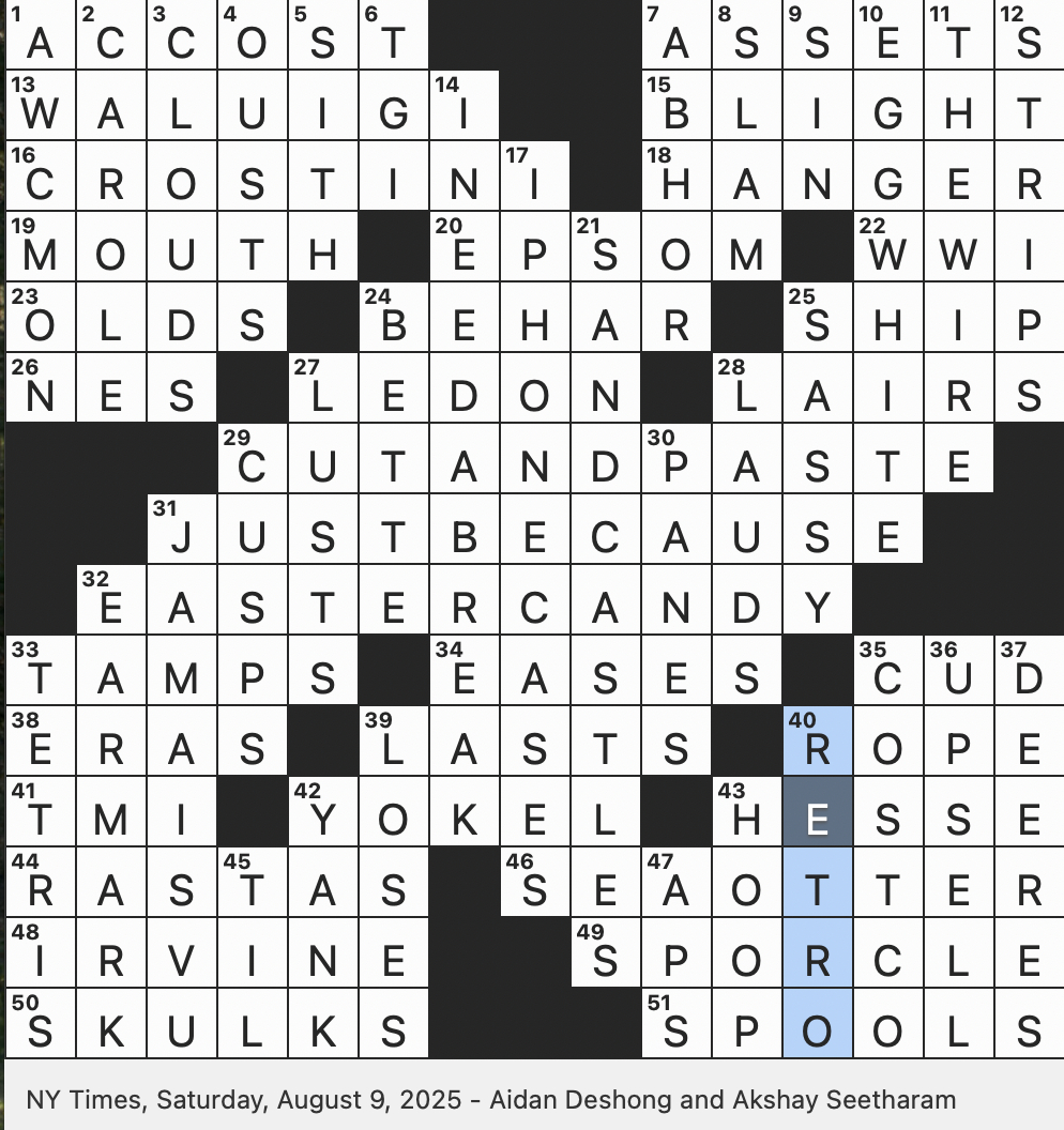 rex parker does the nyt crossword puzzle purple hatted nintendo in easter or passover but not christmas nyt crossword Rex Parker Does The Nyt Crossword Puzzle: Purple-Hatted Nintendo in Easter Or Passover But Not Christmas Nyt Crossword