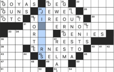 Rex Parker Does The Nyt Crossword Puzzle: Tenor Part In inside Emmet Christmas Crossword Clue