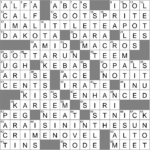 Rhyming Song That'S Acted Out Crossword Clue Archives Intended For The Christmas Song Composer Crossword Clue