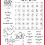 Santa Claus Word Search Regarding Father Christmas Nyt Crossword