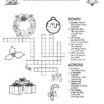 Santa'S Crossword • Beeloo Printable Crafts And Activities For Kids Inside Popular Christmas Song Crossword