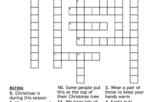 Spanish - Christmas Crossword - Wordmint in Christmas Crossword in Spanish