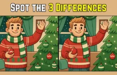 Spot The Difference: Within 9 Seconds Spot The 3 Differences In with regard to Spot For Some Christmas Decorations Crossword