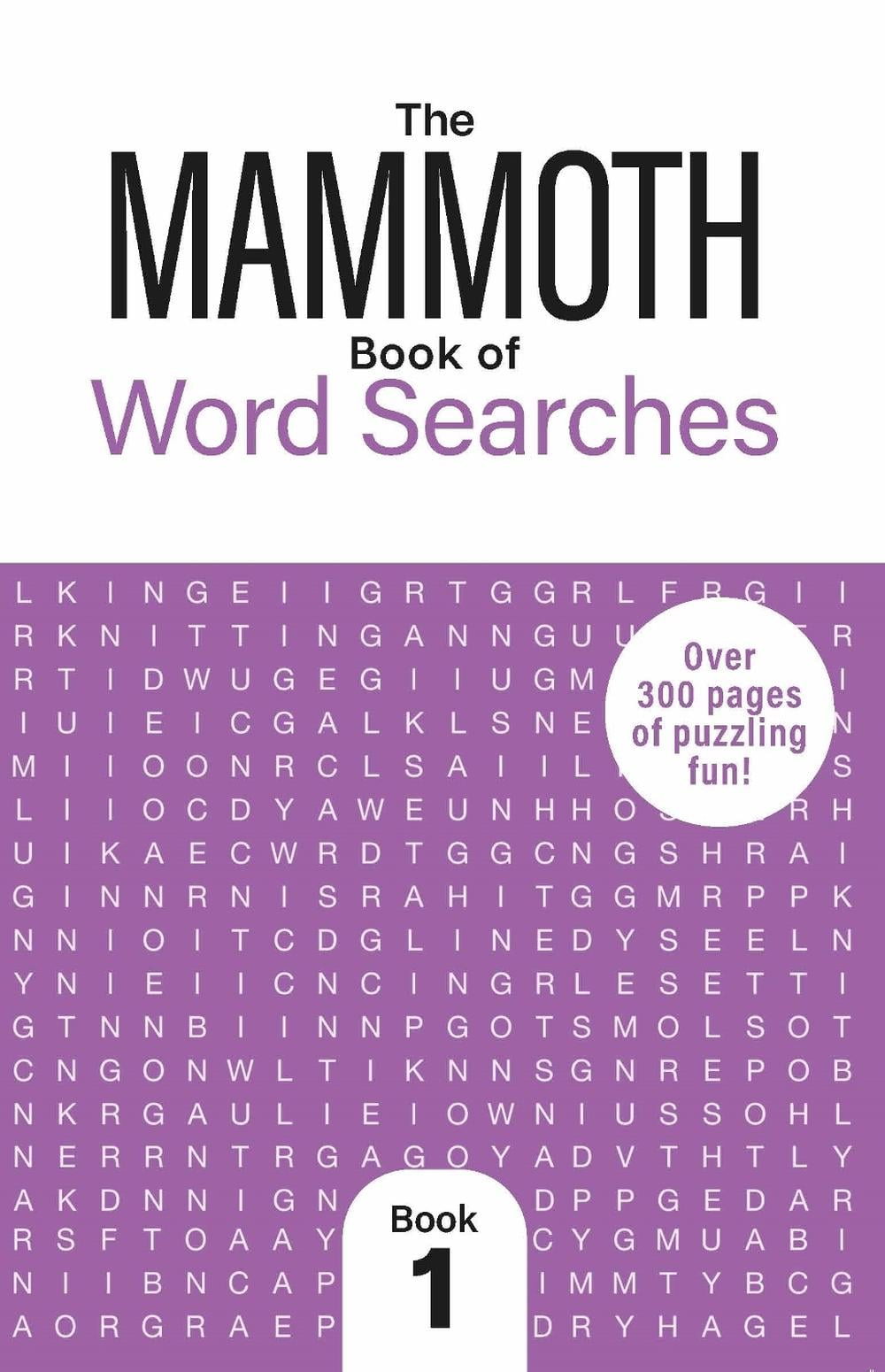 The Mammoth Book Of Word Searches 1Dr Gareth Moore, Paperback throughout A Mammoth Christmas Crossword Clue
