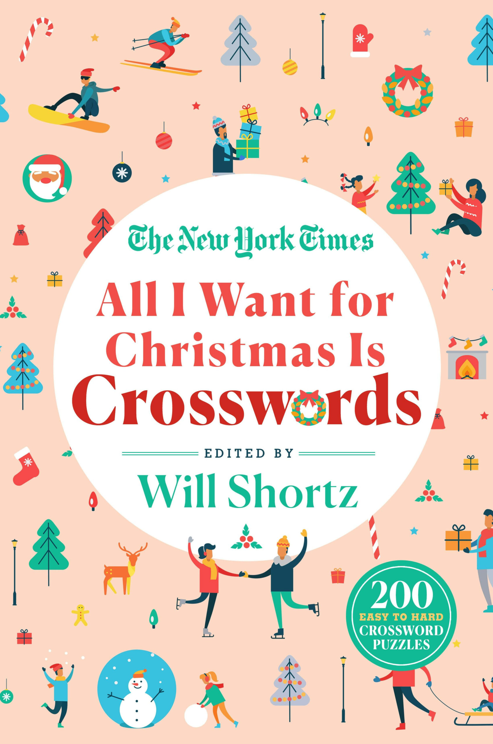 The New York Times All I Want For Christmas Is Crosswords with regard to Christmas Crossword Puzzle Book