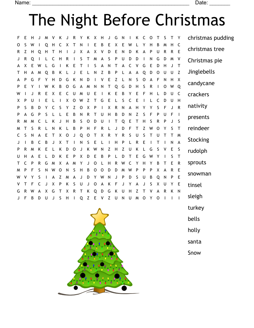 the night before christmas word search wordmint for the night before christmas crossword clue The Night Before Christmas Word Search - Wordmint for The Night Before Christmas Crossword Clue