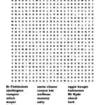 The Nightmare Before Christmas Crossword   Wordmint Pertaining To Nightmare Before Christmas Crossword Puzzle