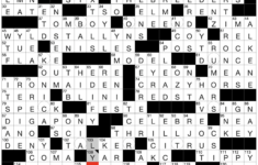 Thursday, April 24, 2025 | Diary Of A Crossword Fiend regarding La Christmas Setting Wsj Crossword