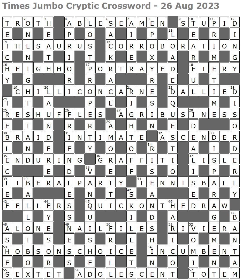 times jumbo crossword page 8 lucian polls web ramblings with bit of christmas morning detritus crossword Times Jumbo Crossword – Page 8 – Lucian Poll'S Web Ramblings with Bit of Christmas Morning Detritus Crossword