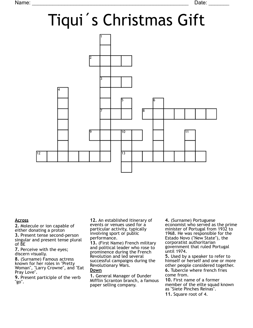 tiquis christmas gift crossword wordmint intended for christmas rose crossword clue Tiqui´s Christmas Gift Crossword - Wordmint intended for Christmas Rose Crossword Clue