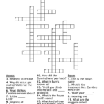 To Kill A Mocking Bird Crossword   Wordmint With Regard To Birds In A Christmas Carol Crossword