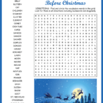 Twas The Night Before Christmas Word Search With Regard To Twas The Night Before Christmas Crossword Puzzle