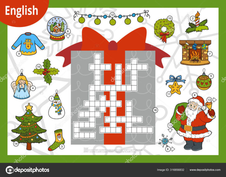Christmas Crossword Puzzle Education.Com Christmas Crossword Puzzle Education.Com