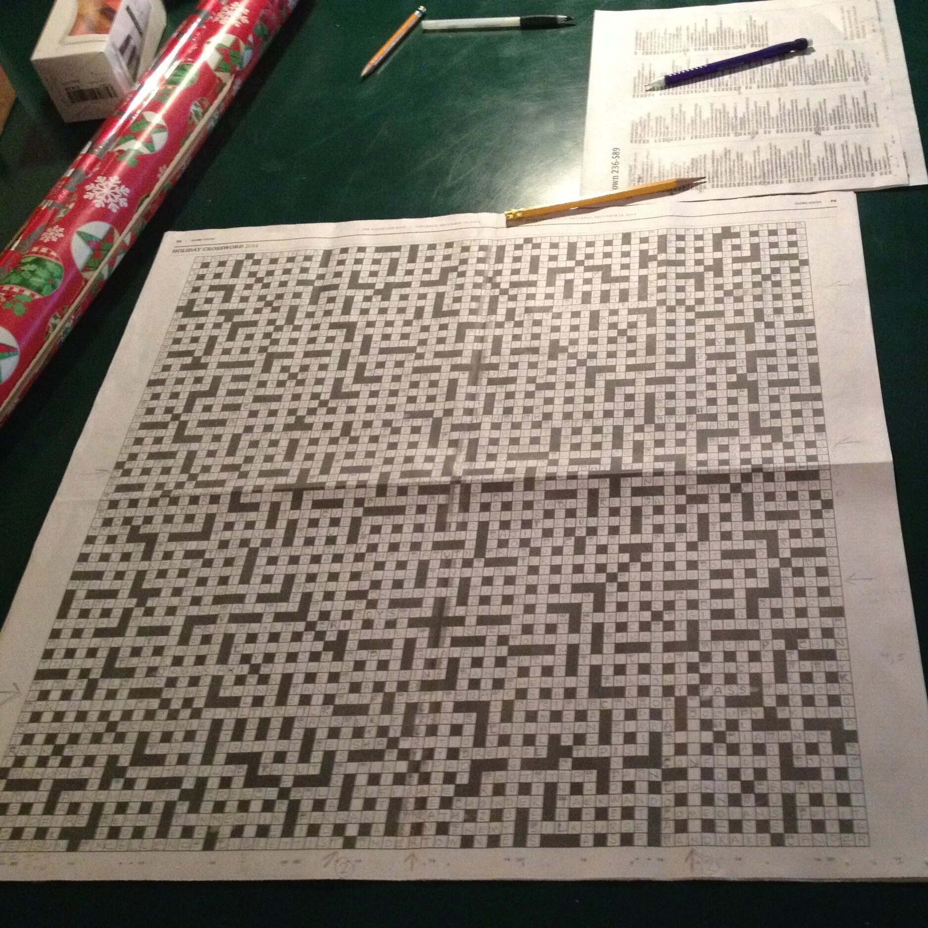 Vixamesliz pertaining to Globe and Mail Christmas Crossword