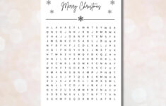 Voucher For Christmas Christmas Puzzle Personalizable Voucher Christmas  Gift Printable Pdf Puzzle Crossword Puzzle Diy Template for Hiding the Christmas Tradition in Norway Crossword