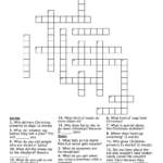 We Wish You A Punny Christmas Crossword   Wordmint Pertaining To White Christmas Wish Crossword