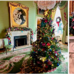 White House Christmas Tree Boston Designers Patch Nyc Jill Biden Intended For Christmas Eve Visitor Crossword Clue
