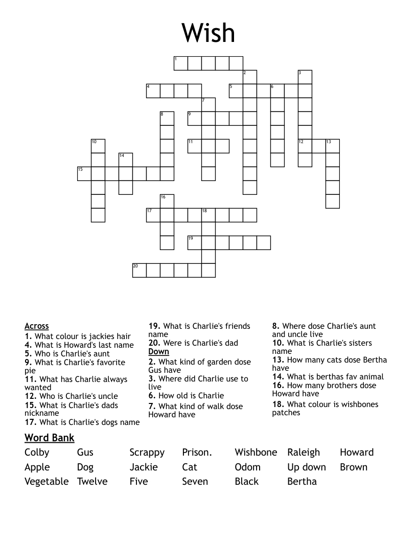 wish crossword wordmint pertaining to white christmas wish crossword Wish Crossword - Wordmint pertaining to White Christmas Wish Crossword