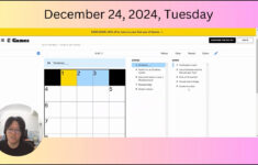 Wordle, The Mini, Plusword, And Keyword | December 24, 2024 within Hanker For As Christmas Cookies Crossword