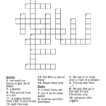 Words With The Soft 'G' Sound (G, J, Ge And Dge) Crossword   Wordmint For We Need A Little Christmas Musical Crossword